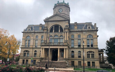 Illustrative: The Butler County Courthouse in Hamilton, Ohio, October 28, 2020. (AP Photo/Tony Dejak)