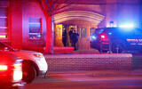 Police investigate the scene of a shooting at Berkey Hall on the campus of Michigan State University, in East Lansing, Michigan, February 13, 2023. (AP Photo/Al Goldis)