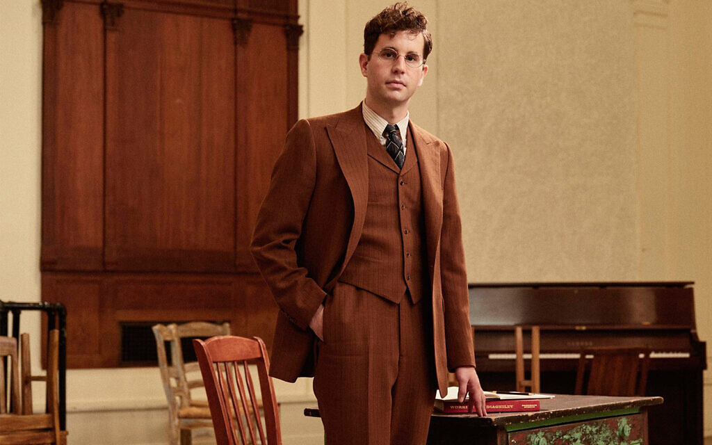 Ben Platt in character as Leo Frank from the Broadway musical "Parade." (Emilio Madrid/DKC/O&M via AP) Ben Platt in character as Leo Frank from the Broadway musical "Parade." (Emilio Madrid/DKC/O&M via AP)