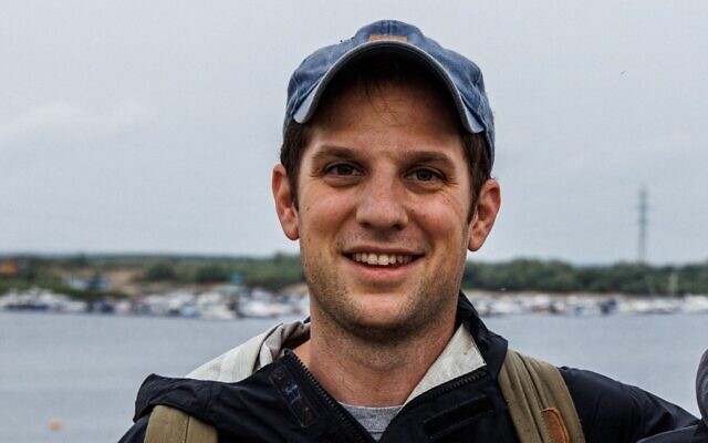 A picture taken on July 24, 2021, shows journalist Evan Gershkovich. (Dimitar Dilkoff/AFP)