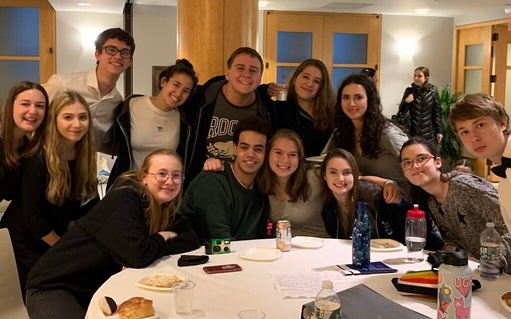 HaZamir singers performed a concert at the Tree of Life synagogue in Pittsburgh to commemorate the one year anniversary of the deadly shooting that took the lives of 11 synagogue members. (Courtesy HaZamir via JTA)