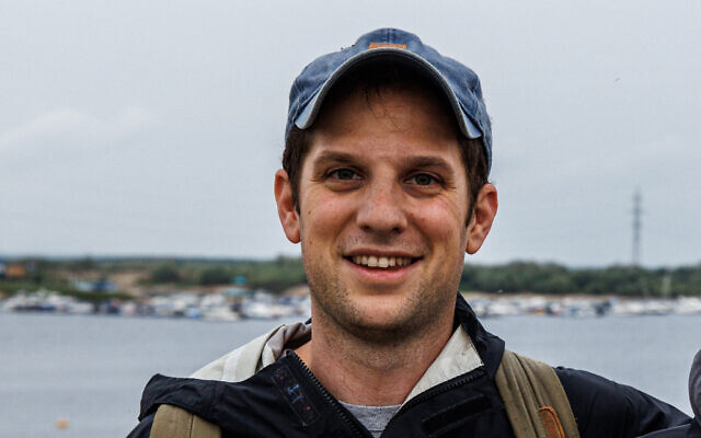 A picture taken on July 24, 2021 shows journalist Evan Gershkovich (Dimitar DILKOFF / AFP)