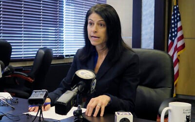 In this March 5, 2020, file photo, Michigan Attorney General Dana Nessel speaks during a news conference in Lansing, Michigan. (AP Photo/David Eggert, File) In this March 5, 2020, file photo, Michigan Attorney General Dana Nessel speaks during a news conference in Lansing, Michigan. (AP Photo/David Eggert, File)