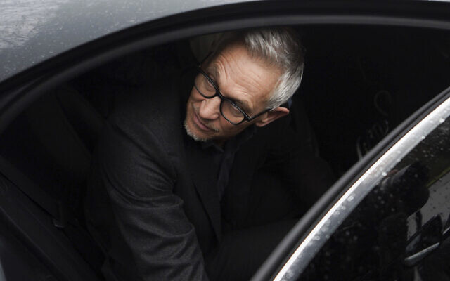 Soccer pundit Gary Lineker leaves his home in London, March 9, 2023. (James Manning/PA via AP) Soccer pundit Gary Lineker leaves his home in London, March 9, 2023. (James Manning/PA via AP)