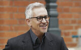 Soccer pundit Gary Lineker leaves his home in London, March 9, 2023 (James Manning/PA via AP)