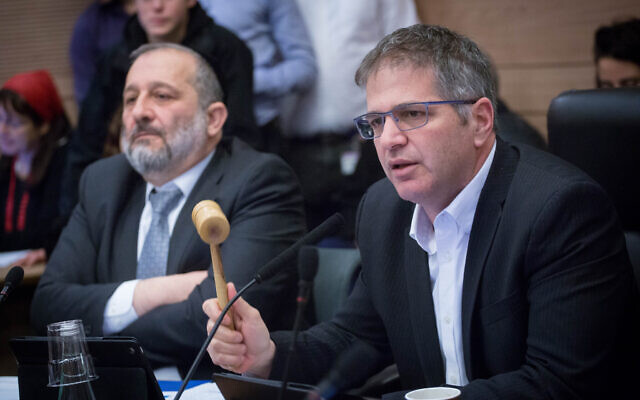 Yoav Kisch, chairman of the Interior Affairs Committee, leads a meeting regarding the deportation of African asylum seekers at the Knesset, in Jerusalem, January 29, 2018. (Miriam Alster/Flash90) Yoav Kisch, chairman of the Interior Affairs Committee, leads a meeting regarding the deportation of African asylum seekers at the Knesset, in Jerusalem, January 29, 2018. (Miriam Alster/Flash90)
