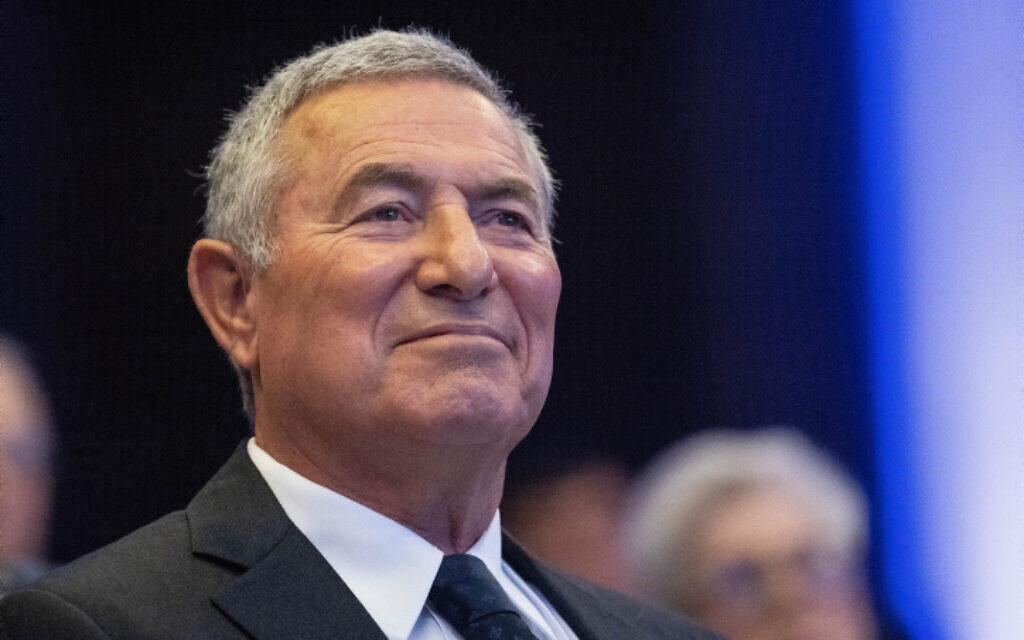 Jewish Agency Chairman Doron Almog during a board of governors conference at the Orient Hotel in Jerusalem, July 10, 2022. (Yonatan Sindel/Flash90)