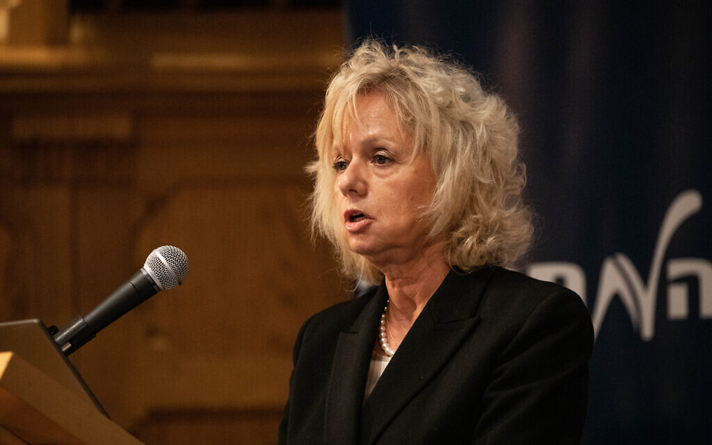 Attorney General Gali Baharav-Miara speaks during a conference at the University of Haifa, December 15, 2022. (Shir Torem/ Flash90/ File)