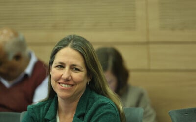 Deputy Attorney General Avital Sompolinsky attends a meeting of the Knesset Constitution, Law and Justice Committee on March 20, 2023. (Yonatan Sindel/Flash90)