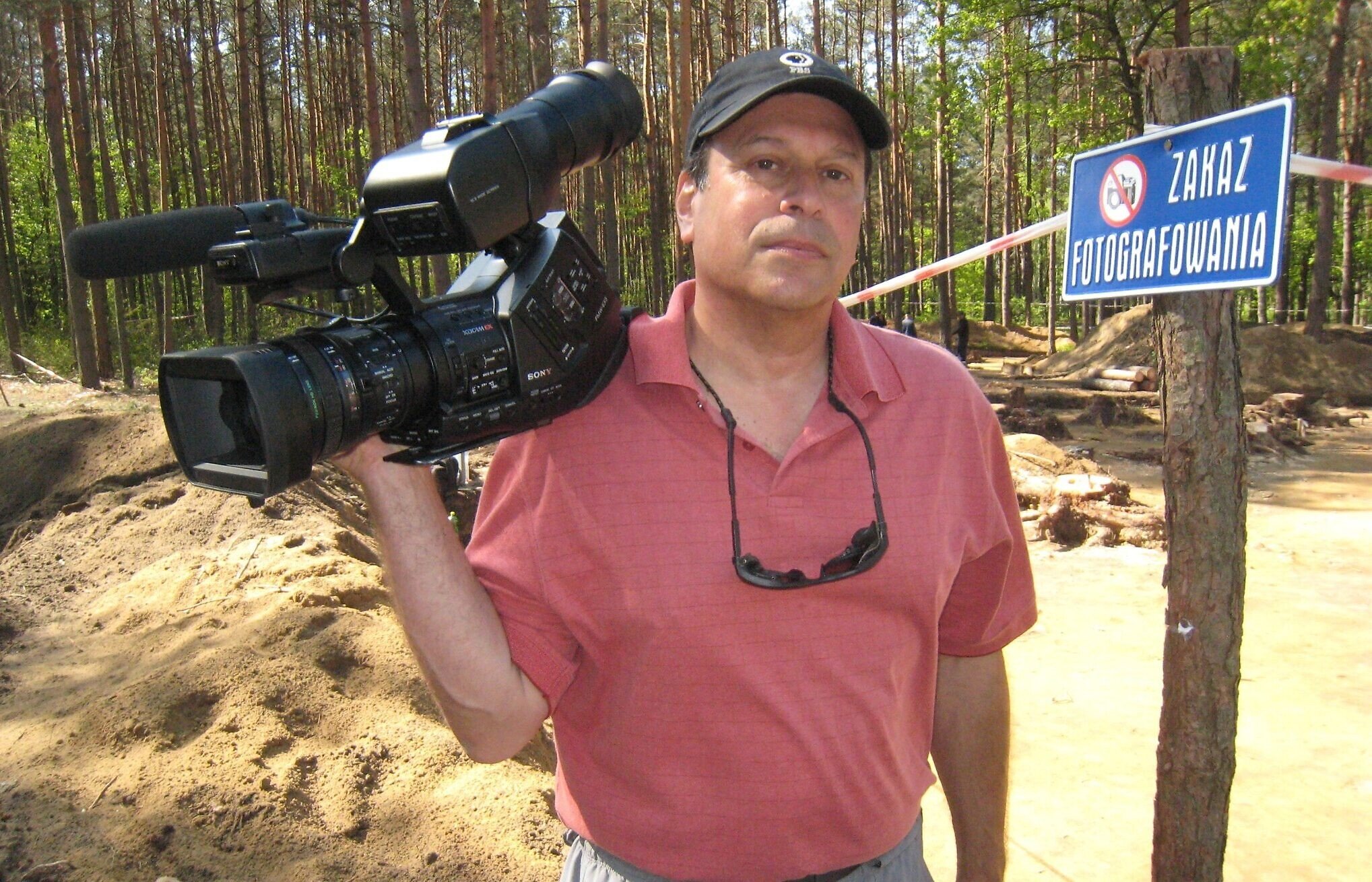 Filmmaker Gary Hochman at the Sobibor excavations in Poland (courtesy)