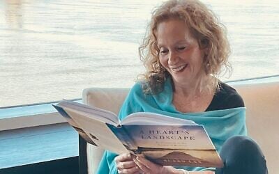 Susan Lax reads from her book, 'A Heart's Landscape.' (Courtesy)