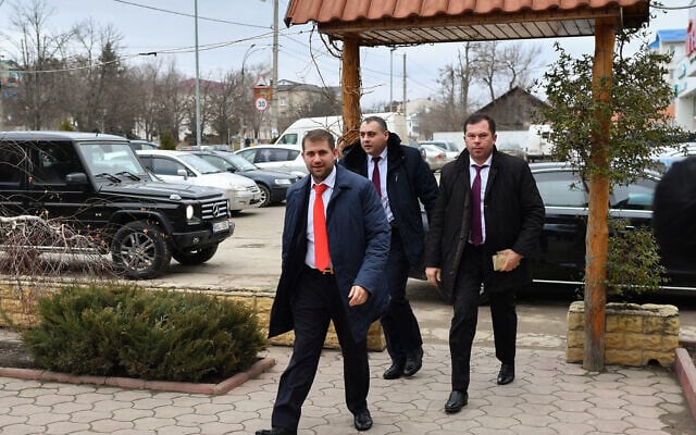Moldova's then parliamentary candidate Ilan Shor, mayor of the town of Orhei, arrives to meet with supporters during a campaign event in the city of Comrat on February 15, 2019. (Daniel MIHAILESCU/AFP) Moldova's then parliamentary candidate Ilan Shor, mayor of the town of Orhei, arrives to meet with supporters during a campaign event in the city of Comrat on February 15, 2019. (Daniel MIHAILESCU/AFP)