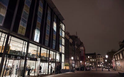 Exterior view of the renovated Anne Frank House Museum, in Amsterdam, Netherlands, November 21, 2018. (Peter Dejong/AP)