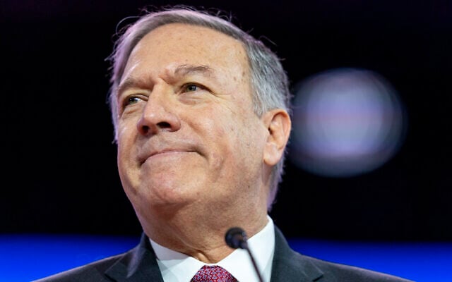 Former US Secretary of State Mike Pompeo speaks at the Conservative Political Action Conference, CPAC 2023, March 3, 2023, at National Harbor in Oxon Hill, Maryland. (AP Photo/Alex Brandon, File) Former US Secretary of State Mike Pompeo speaks at the Conservative Political Action Conference, CPAC 2023, March 3, 2023, at National Harbor in Oxon Hill, Maryland. (AP Photo/Alex Brandon, File)