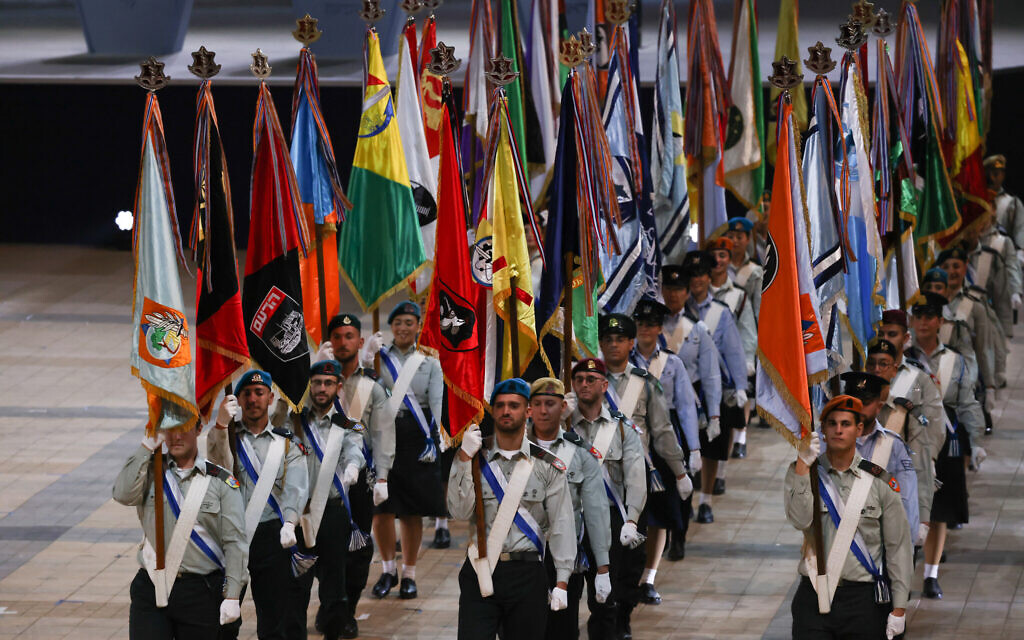 FILE: The 75th anniversary Independence Day ceremony, held at Mount Herzl, Jerusalem on April 25, 2023. (Yonatan Sindel/Flash90)