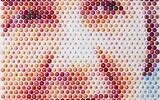 Golda Meir, Israel's prime minister from 1983-1984, 1969-1974, as envisioned in Gavin Rain's artwork, part of the Prime Ministers in Perspective exhibit at Jerusalem's Biennale Gallery, April 23, 2023 through May 7, 2023. (Courtesy, Clive Hassel/Reproduction of Artists Works for Brandsmiths and Myron Zeidel)