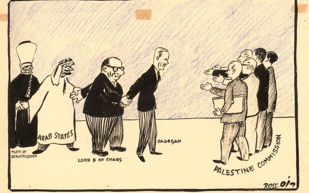 There was great suspicion that many of those involved in the UN deliberations on Palestine in 1947 were closet anti-Semites. (Yosef Ross, 1947/ Courtesy of Colin Shindler)