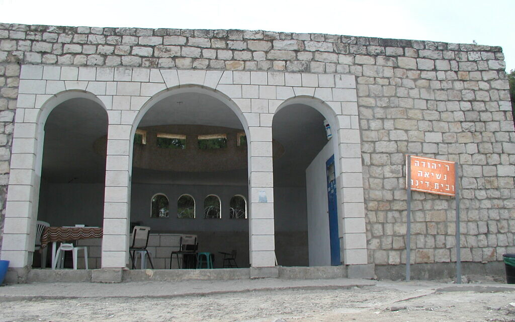 The tomb of Judah Nesiah just north of Safed. (Shmuel Bar-Am)
