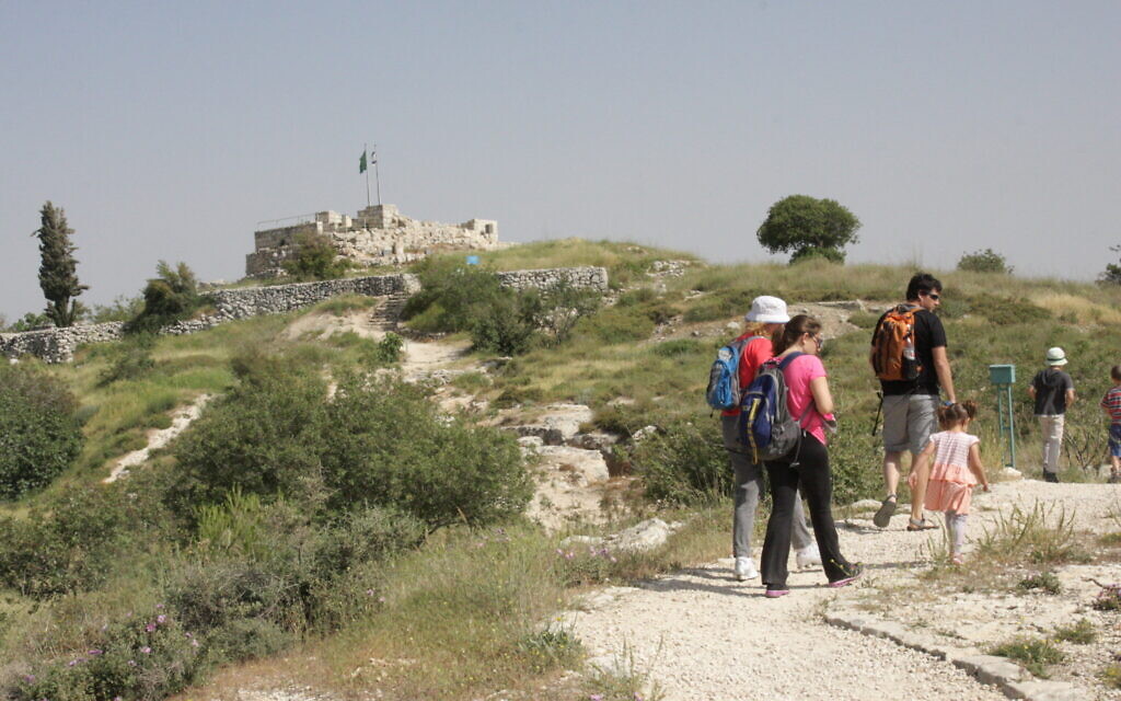The Kastel outside of Jerusalem where 21-year-old Nahum Arieli was cut down trying to conquer it. (Shmuel Bar-Am)
