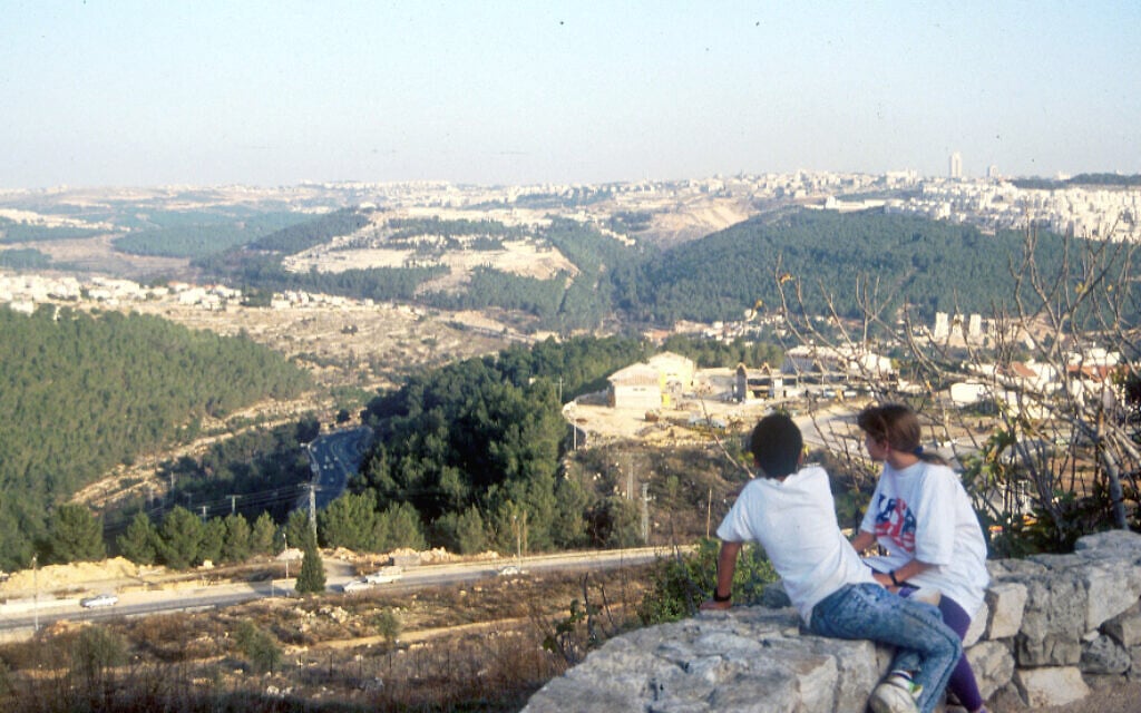 Looking down from the Kastel, outside of Jerusalem. (Shmuel Bar-Am)