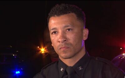 Louisville Metro Police Department Deputy Chief Paul Humphrey speaks to reporters at the scene of a mass shooting in the city on April 15, 2023 (screenshot: Twitter used in accordance with Clause 27a of the Copyright Law)