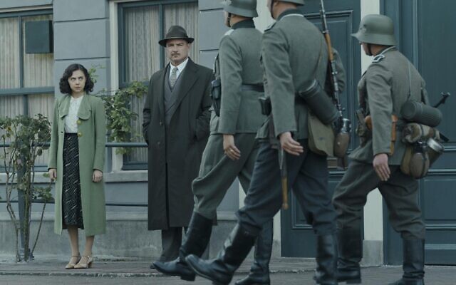 Actress Bel Powley as Miep Gies in German-occupied Amsterdam, 'A Small Light' miniseries, 2023. (Courtesy)