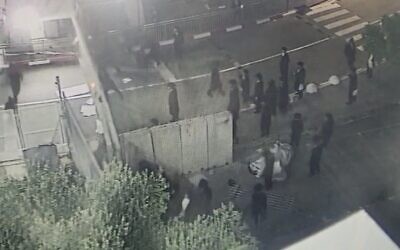 Protesters riot outside Ramle Prison, May 4, 2023. (Israel Prison Service)