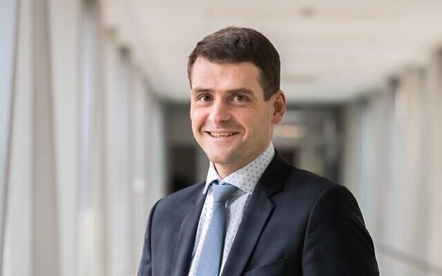 Lithuanian lawmaker Remigijus Žemaitaitis stands in the Seimas, thee national parliament, in 2019. (Courtesy of the Order and Justice party) Lithuanian lawmaker Remigijus Žemaitaitis stands in the Seimas, thee national parliament, in 2019. (Courtesy of the Order and Justice party)
