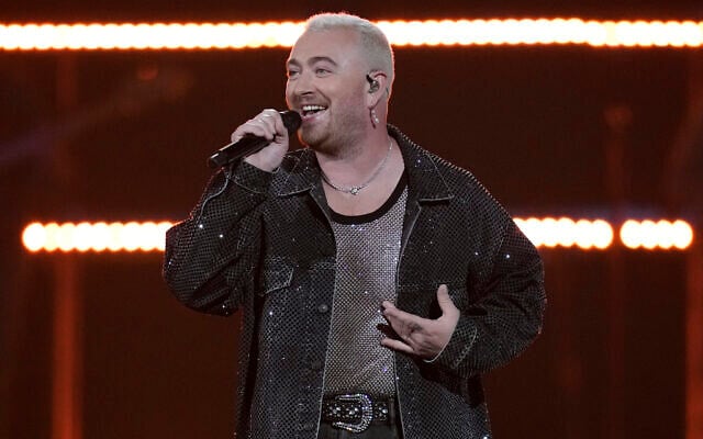 Sam Smith performs on the first night of the 2022 iHeartRadio Music Festival, Sept. 23, 2022, in Las Vegas. (AP/John Locher) Sam Smith performs on the first night of the 2022 iHeartRadio Music Festival, Sept. 23, 2022, in Las Vegas. (AP/John Locher)