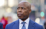 New York City Mayor Eric Adams attends a a news conference, October 11, 2022, in New York. (AP Photo/Mary Altaffer)
