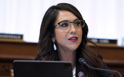 Rep. Lauren Boebert, R-Colo., speaks during a House Committee on Natural Resources hearing on America's Energy and Mineral potential, Wednesday, February 8, 2023, on Capitol Hill in Washington. (AP Photo/Mariam Zuhaib, File)