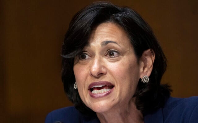 File: Dr. Rochelle Walensky, Director of the Centers for Disease Control and Prevention, testifies during a Senate Health, Education, Labor, and Pensions Committee hearing to examine an update on the ongoing Federal response to COVID-19, June 16, 2022, on Capitol Hill in Washington. (AP/Manuel Balce Ceneta) File: Dr. Rochelle Walensky, Director of the Centers for Disease Control and Prevention, testifies during a Senate Health, Education, Labor, and Pensions Committee hearing to examine an update on the ongoing Federal response to COVID-19, June 16, 2022, on Capitol Hill in Washington. (AP/Manuel Balce Ceneta)