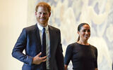 File: Prince Harry and Meghan Markle arrive at United Nations headquarters in New York, July 18, 2022. (AP Photo/Seth Wenig)