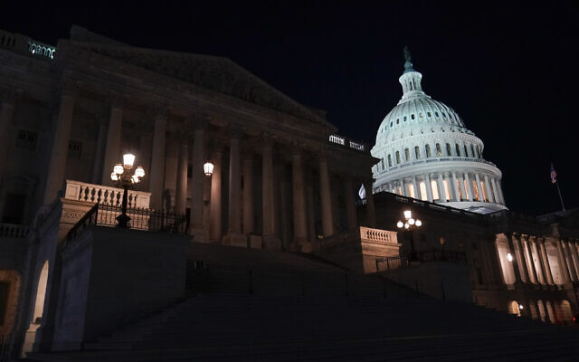 Lights illuminate the US Capitol after House Speaker Kevin McCarthy announced that he and US President Joe Biden had reached an 'agreement in principle' to resolve the looming debt crisis on May 27, 2023, on Capitol Hill in Washington, DC. (AP Photo/Patrick Semansky) Lights illuminate the US Capitol after House Speaker Kevin McCarthy announced that he and US President Joe Biden had reached an 'agreement in principle' to resolve the looming debt crisis on May 27, 2023, on Capitol Hill in Washington, DC. (AP Photo/Patrick Semansky)