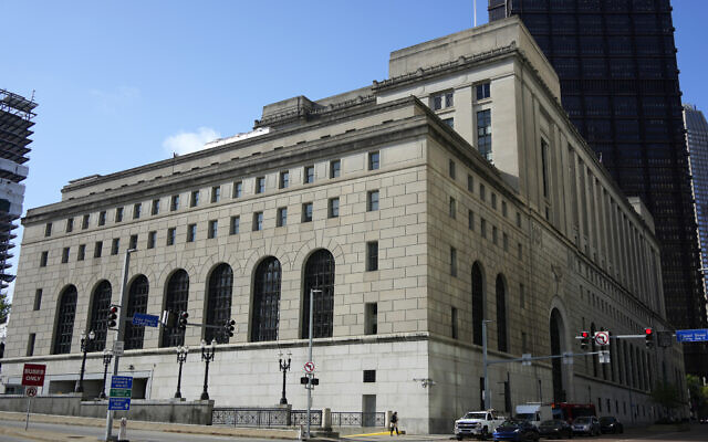File: The Federal Courthouse in downtown Pittsburgh on April 24, 2023 (AP Photo/Gene J. Puskar, File)