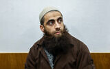 Wasim a-Sayed at the District Court in Jerusalem, May 31, 2023 (Yonatan Sindel/Flash90)