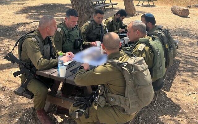 IDF Chief of Staff Herzi Halevi holds an assessment at the Gaza Divison on May 10, 2023 (IDF) IDF Chief of Staff Herzi Halevi holds an assessment at the Gaza Divison on May 10, 2023 (IDF)