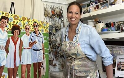 Jacqueline Kott-Wolle is the artist behind new exhibition 'Growing Up Jewish – Art & Storytelling.' (Courtesy)