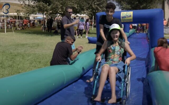 Screen capture from video of the Krembo Wings 2022 summer camp. (YouTube; used in accordance with Clause 27a of the Copyright Law) Screen capture from video of the Krembo Wings 2022 summer camp. (YouTube; used in accordance with Clause 27a of the Copyright Law)
