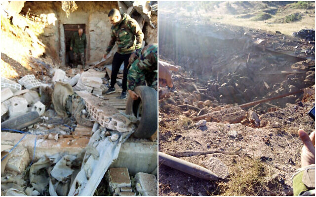 Damage is seen to a PFLP-GC site in Lebanon, following an alleged Israeli bombing on May 31, 2023. (Social media) Damage is seen to a PFLP-GC site in Lebanon, following an alleged Israeli bombing on May 31, 2023. (Social media)