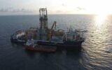 Illustrative: Stena drilling ship. (NewMed Energy)