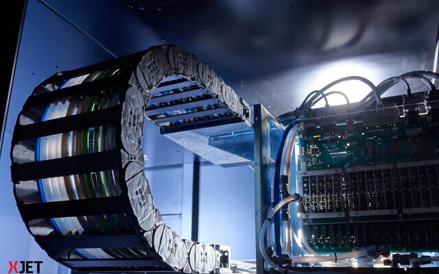 Israel's XJet develops technology for 3D printing for metal and ceramic parts. (Courtesy)
