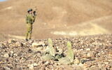 Illustrative: Troops train in southern Israel, December 16, 2013. (Israel Defense Forces)