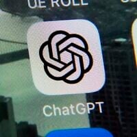 The ChatGPT app is displayed on an iPhone in New York, May 18, 2023. (AP Photo/ Richard Drew, File)