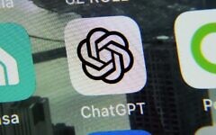 The ChatGPT app is displayed on an iPhone in New York, May 18, 2023. (AP Photo/ Richard Drew, File)