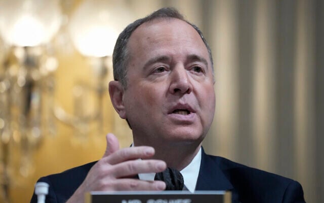 Rep. Adam Schiff, Democrat of California, speaks as the House select committee investigating the January 6 attack on the US Capitol holds its final meeting on Capitol Hill in Washington, December 19, 2022. (Jacquelyn Martin/AP) Rep. Adam Schiff, Democrat of California, speaks as the House select committee investigating the January 6 attack on the US Capitol holds its final meeting on Capitol Hill in Washington, December 19, 2022. (Jacquelyn Martin/AP)