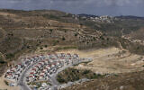 New housing projects in the West Bank Israeli settlement of Givat Ze'ev, June 18, 2023. (AP Photo/ Ohad Zwigenberg, File)