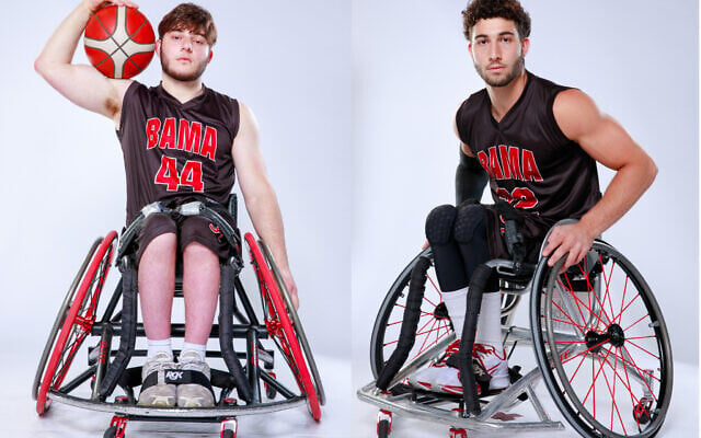 Brothers Aaron (left) and Peter Berry play wheelchair basketball for the University of Alabama. They both suffered spinal cord injuries and were paralyzed from the waist down in a 2011 car accident that killed their parents. (Courtesy of the University of Alabama Adapted Athletics)