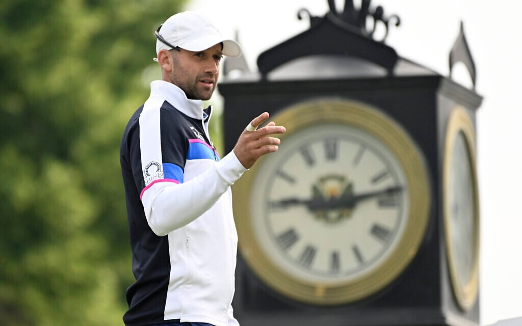 Ben Silverman plays in the first round of the Canadian Open in Toronto, June 8, 2023. (Bernard Brault/Golf Canada)