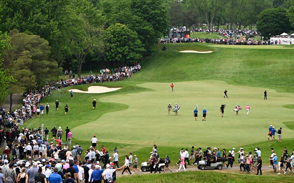 A photo taken during the final round of the Canadian Open at Oakdale Golf and Country Club in Toronto, June 11, 2023. (Bernard Brault/Golf Canada)